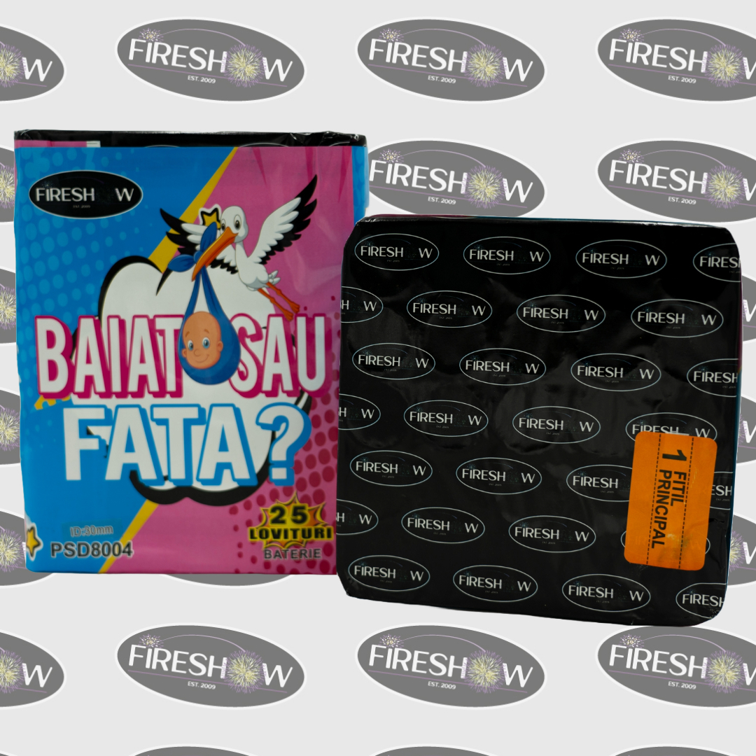 Combinații de comete de zi ALBASTRU pentru Gender Reveal | 25 focuri - imagine 2