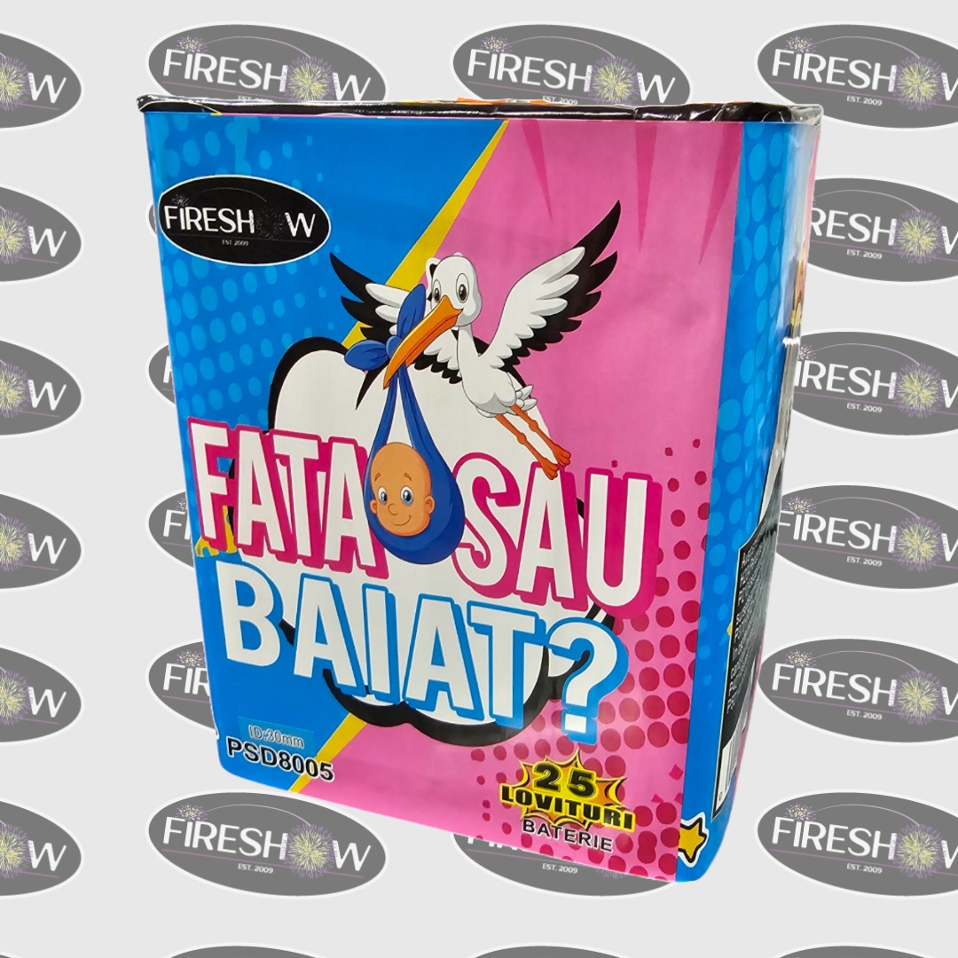 Combinații de comete de zi ROZ pentru Gender Reveal | 25 focuri - imagine 3