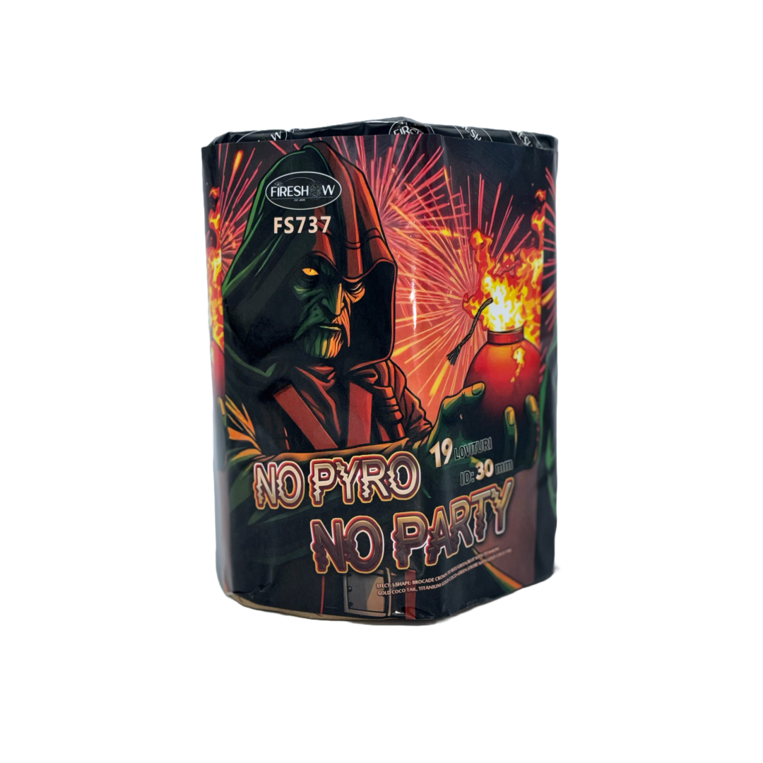 Combinatii de comete | NO PYRO NO PARTY 19F, Calibru 30mm, Cat T1