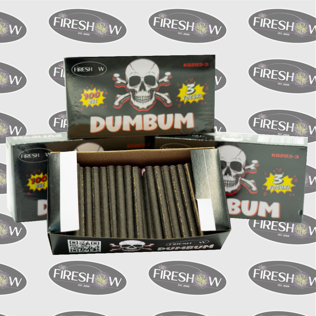 Emițător de sunet | Petarde DUM BUM – 3 FOCURI K0203-3