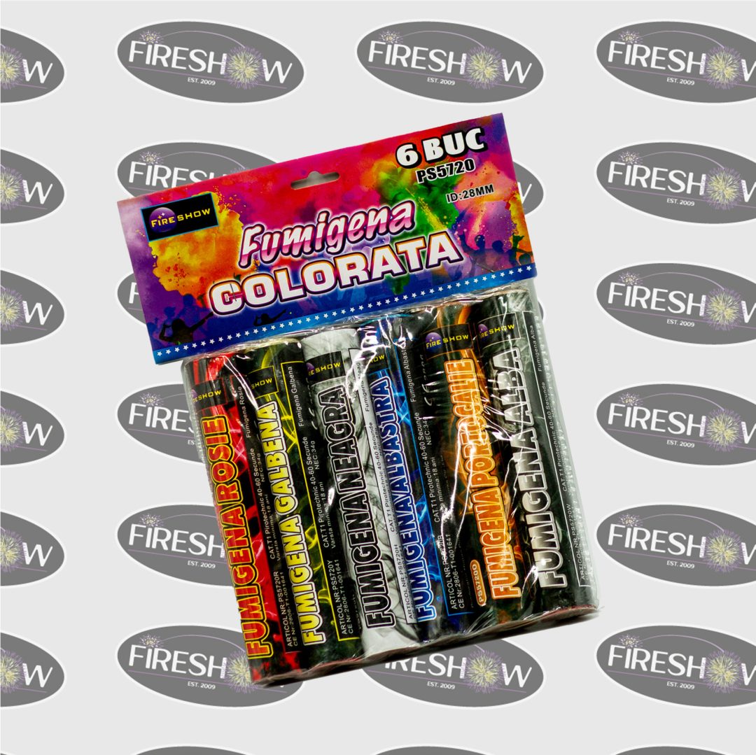 Fumigenă colorată set cu inel PS5720 - imagine 2